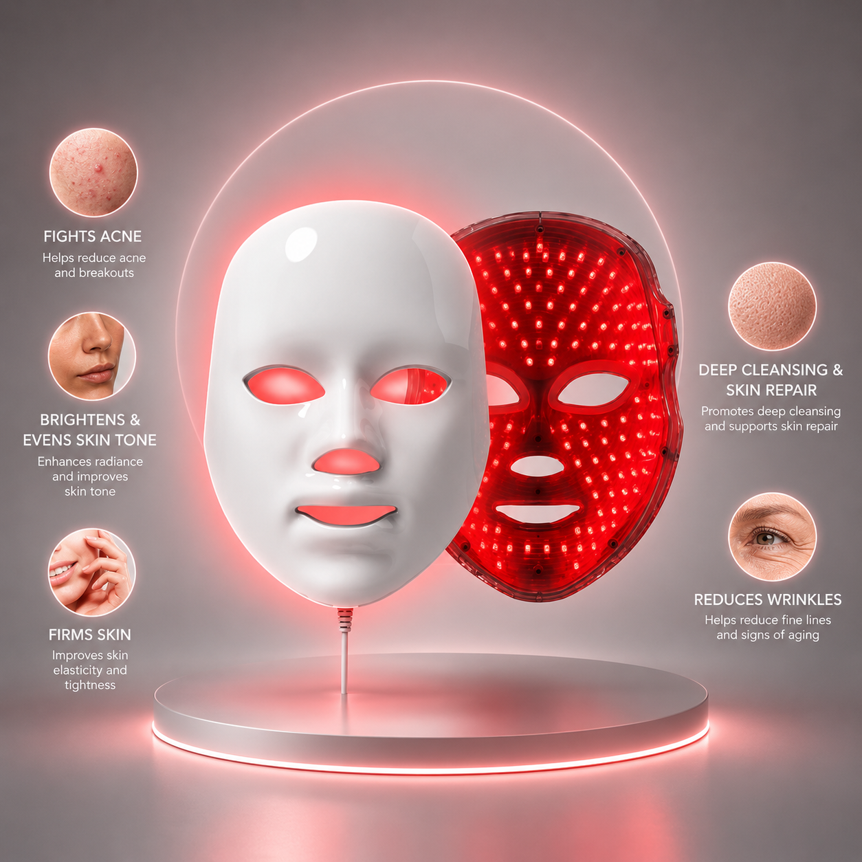 Redora™ 7LED Red Light Therapy Mask